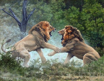 duellieren Löwen